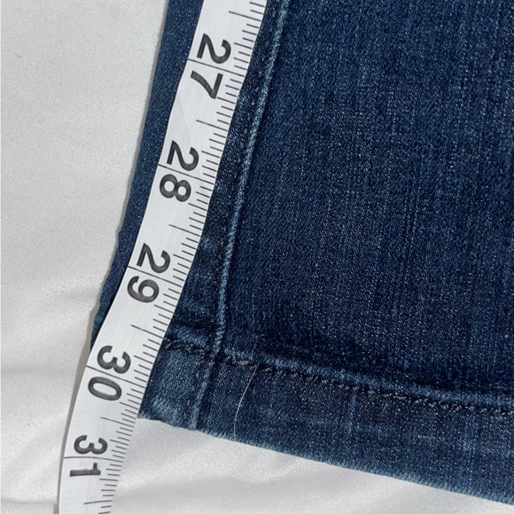 Anthropology Pilcro and the Letterpress STET Jeans size 27 Flare denim Dark Wash - Picture 9 of 9